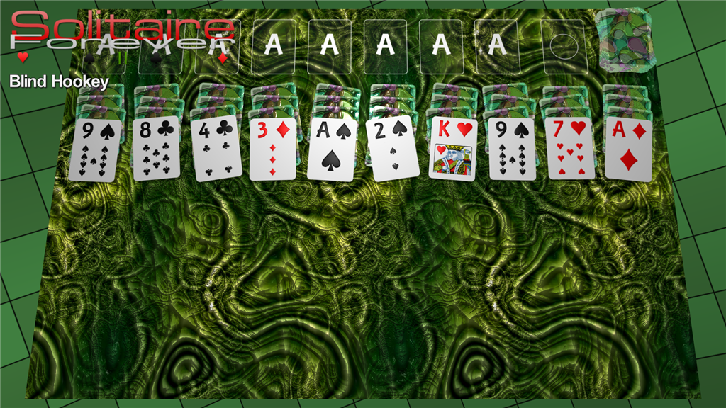 Blind Hookey solitaire