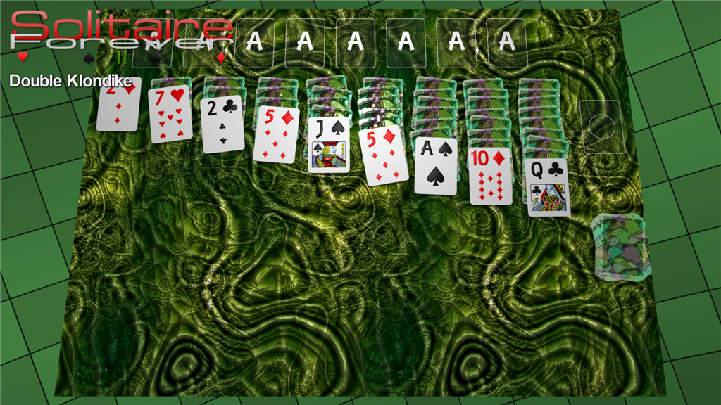 world solitaire double klondike turn one