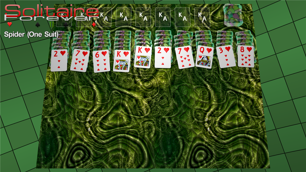 Spider (One Suit) solitaire