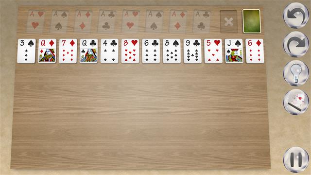 Busy Aces solitaire