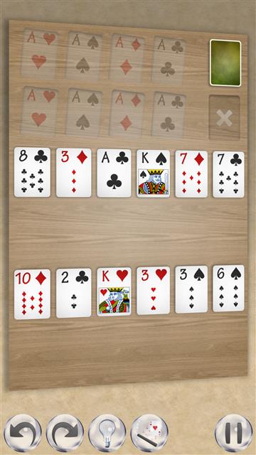 Busy Aces solitaire