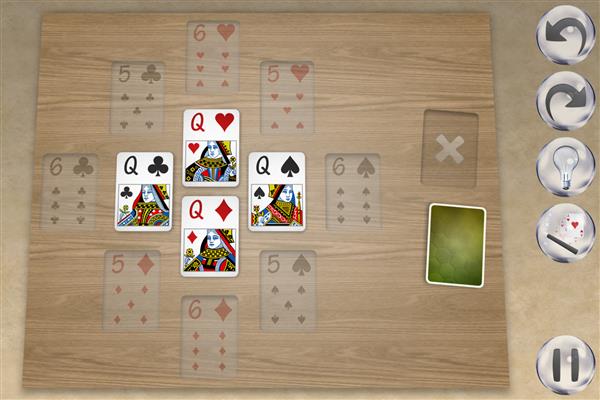 Captive Queens solitaire