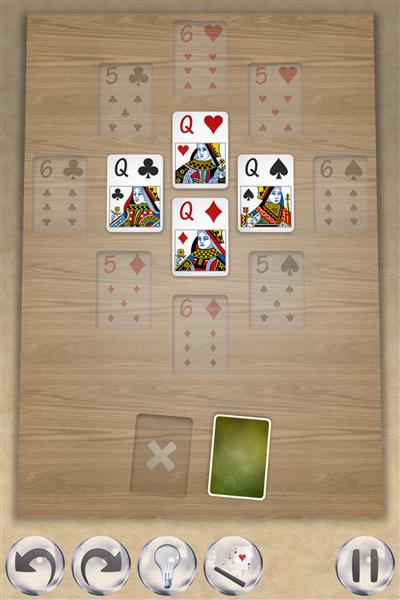 Captive Queens solitaire