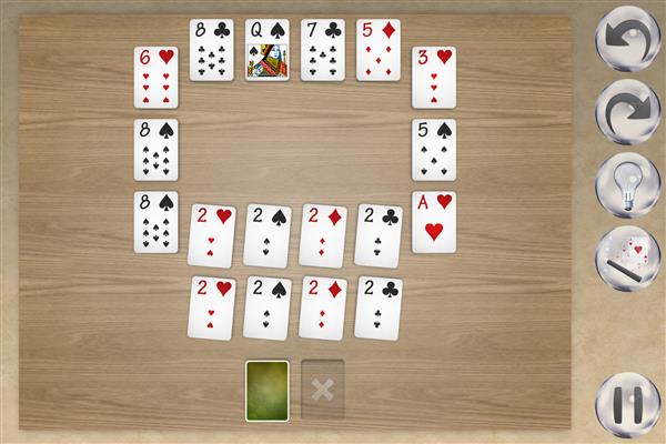 Deuces solitaire