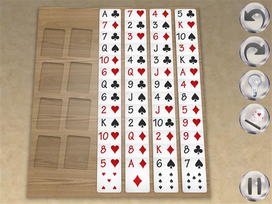 Eliminator (8 Piles) solitaire