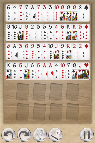 Eliminator (8 Piles) solitaire