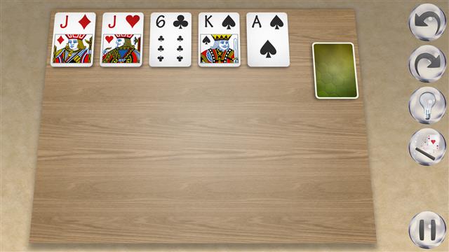 Five Piles solitaire