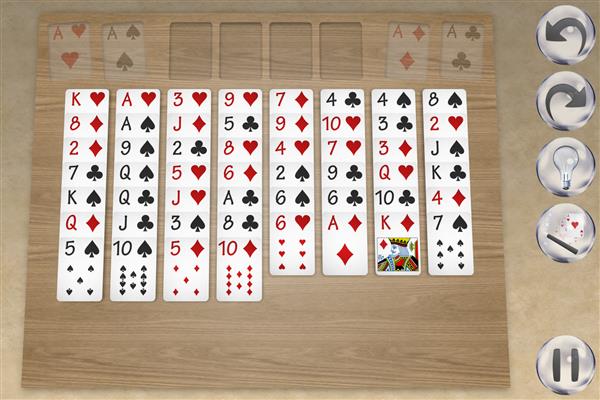 FreeCell solitaire