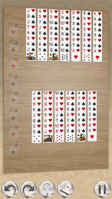 Mrs Mop (2 Suits) solitaire