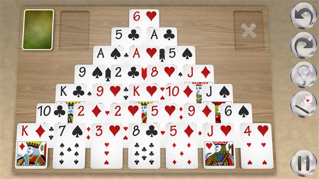free online games pyramid solitaire