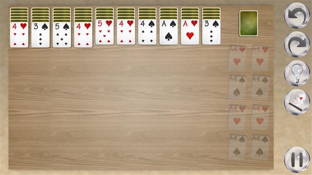 Spider (2 Suits) solitaire