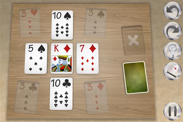 Threes in the Corner solitaire